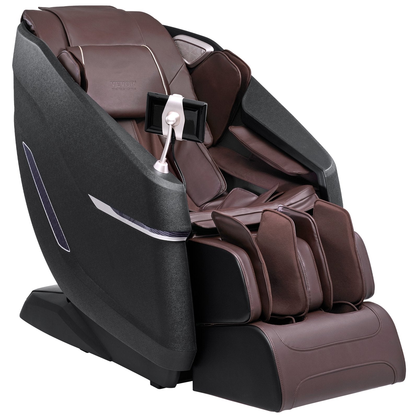 Advanced Full Body Zero Gravity Massage Chair with 3D Shiatsu, SL-Track, 10-18 Auto Modes, Heating, Bluetooth, Airbag, Foot Roller, and Touch Screen